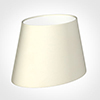 25cm Sloped Oval Shade in Cream Satin