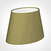 25cm Sloped Oval Shade in Antique Gold Silk