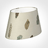 35cm Sloped Oval Shade in Stone Featherdown