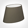 35cm Sloped Oval Shade in Bark Satin