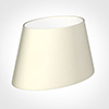 35cm Sloped Oval Shade in Cream Satin