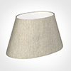 45cm Sloped Oval Shade in Natural Isabelle