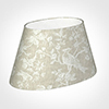 45cm Sloped Oval Shade in White Isabelle