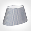 45cm Sloped Oval Shade in Blue Longford Gingham