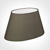 45cm Sloped Oval Shade in Bark Satin