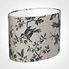 25cm Straight Oval Shade in Black Isabelle