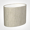 25cm Straight Oval Shade in Natural Isabelle