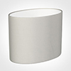 25cm Straight Oval Shade in Off White Waterford Linen