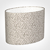 30cm Straight Oval Shade in Grey Marl Arbour