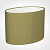 30cm Straight Oval Shade in Antique Gold Silk