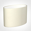35cm Straight Oval Shade in Cream Satin