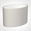 40cm Straight Oval Shade in Off White Waterford Linen