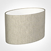 45cm Straight Oval Shade in Natural Isabelle