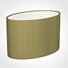 45cm Straight Oval Shade in Antique Gold Silk