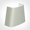 22cm Penrose Half Shade in Soft Grey Faux Silk