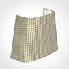 22cm Penrose Half Shade in Natural Longford Gingham