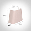 22cm Penrose Half Shade in Vintage Pink Waterford