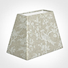 36cm Sloped Rectangle Shade in White Isabelle