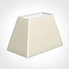 46cm Sloped Rectangle Shade in Cream Satin