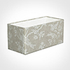 35cm Straight Rectangle Shade in White Isabelle