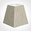 15cm Sloped Square Shade in Natural Isabelle