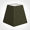 15cm Sloped Square Shade in Laurel Satin