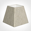 20cm Sloped Square Shade in Natural Isabelle