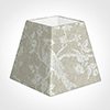 20cm Sloped Square Shade in White Isabelle