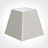 25cm Sloped Square Shade in Off White Waterford Linen