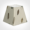 30cm Sloped Square Shade in Stone Featherdown