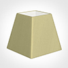 30cm Sloped Square Shade in Wheat Faux Silk