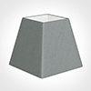 30cm Sloped Square Shade in Blue Waterford Linen
