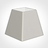 30cm Sloped Square Shade in Off White Waterford Linen