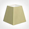 40cm Sloped Square Shade in Wheat Faux Silk