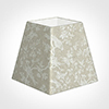 40cm Sloped Square Shade in White Isabelle