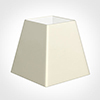 40cm Sloped Square Shade in Cream Satin