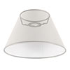 25cm Pendant Empire Shade in Royal Oyster Silk