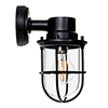 Wall Mounted Ship's Light in Matt Black