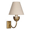 Single Tulip Wall Light in Old Gold