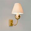 Single Tulip Wall Light in Old Gold