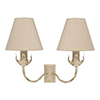Double Tulip Wall Light in Old Ivory