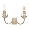 Double Tulip Wall Light in Old Ivory