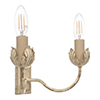 Double Tulip Wall Light in Old Ivory