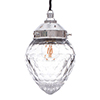 Orfila Crystal Pendant Light in Nickel