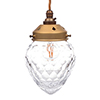 Orfila Crystal Pendant Light in Old Gold