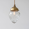 Orfila Crystal Pendant Light in Old Gold