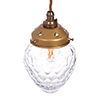 Orfila Crystal Pendant Light in Old Gold
