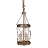 Belford Lantern in Antiqued Brass