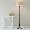 Christchurch Floor Lamp in Matt Black