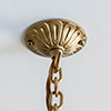 Embossed Ceiling Hook in Old Gold